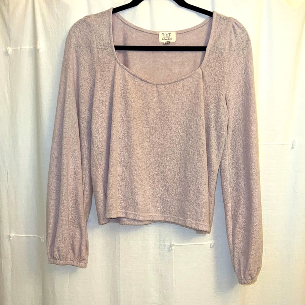 Project Social T Los Angeles Lavender Purple Long Sleeve Top Sz M - Nordstrom